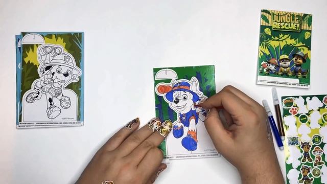 📢 Coloring Paw Patrol | Rubble, Sky, Chase, Marshall 📢 #PawPatrol #ColoringBook #Chase