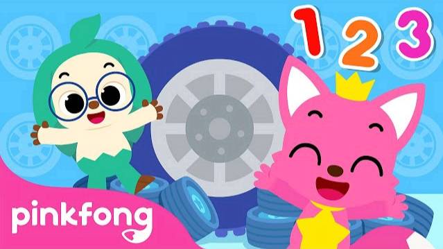How Many Wheels | Car Songs for Kids | Pinkfong Baby Shark Official смотреть онлайн