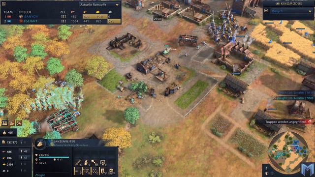 Druck machen - ISanych 🇬🇧 (Rus) vs ZGLight 🇳🇱 (Mongolen) - Age of Empires IV - Replay-Cast 154 смотреть онлайн