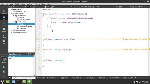18. UDP Chat Example смотреть онлайн