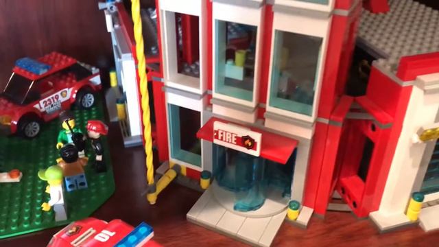 Lego Fire Station and burning house model! (MOC) Lego set 60110/ 3 in 1 creator 31069 смотреть онлайн