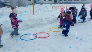 Зимняя физкультура во второй младшей группе
