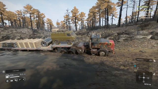 SnowRunner Water Boom 1 Mission With Derry 3194 And Lo4f смотреть онлайн