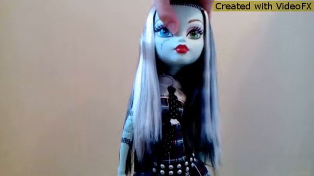 Monster High Frightfully Tall Ghouls Frankie Stein Review смотреть онлайн