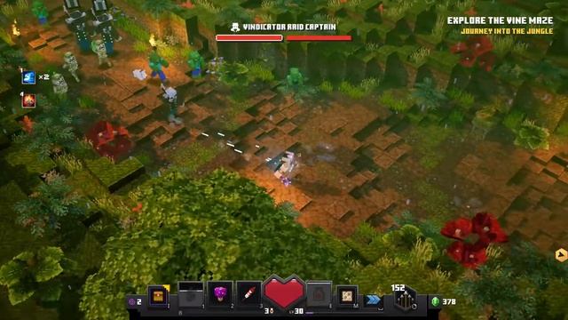 Dingy Jungle Walkthrough - Minecraft Dungeons (Jungle Awakens DLC) смотреть онлайн