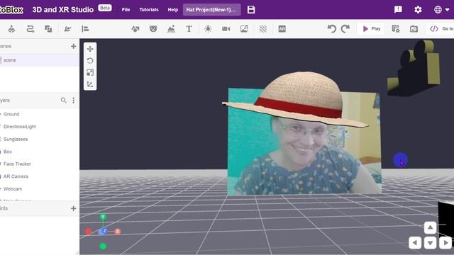 3д объект Шляпа на голове смотреть онлайн