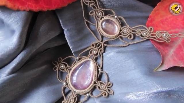 Macrame By Afeng： 2023-03｜Macrame Tutorial｜Macrame Necklace｜编绳｜DIY｜