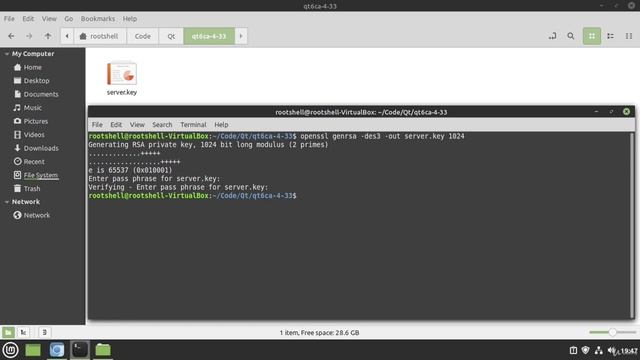 34. SSL Server – creating a certificate смотреть онлайн