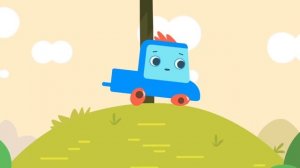 Мультфильм про машинки -  Грузовичок Пик - Раскраска -Потерянное яичко - учим цвета