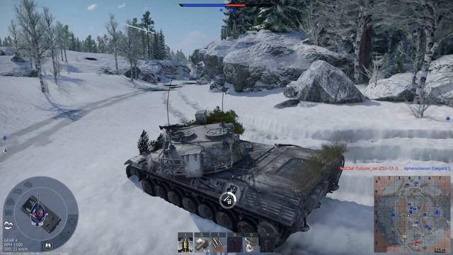 War Thunder | LEOPARD 1 Ground Realistic Battle Gameplay | 1440p 60FPS смотреть онлайн