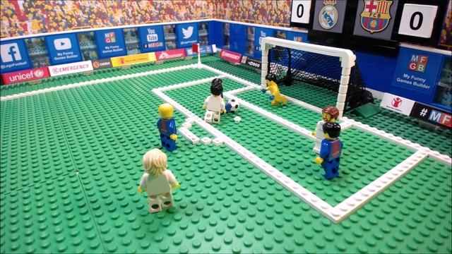 Real Madrid Vs Barcelona 0-3 • El Clasico • LaLiga 2018 (23/12/2017) ElClasico Lego Football