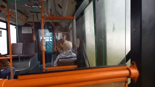 Поездка на автобусе МАЗ-103.065 (360) //АВ 3525-1//. Маршрут 27а.