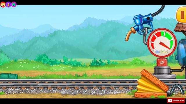 Railway Construction & Build Train Games। Preschool Game Trains for Babies 2021। Kids Kindergarten। смотреть онлайн