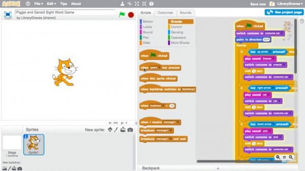 Makey Makey and Scratch Interactive Word Wall for Elementary Students