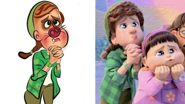 4 * Town From Disney And Pixar's Turning Red Songs Drawing Meme - Turning Red - Nobody Like You