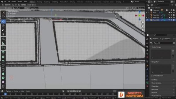 ВАЗ - 2108 - Моделирование автомобиля в Blender - начальный блокинг - TimeLaps