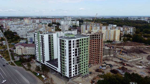 Ход строительства ЖК "Парковый" - август 2022 смотреть онлайн