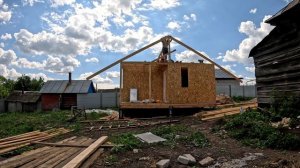 Построили каркасный дом своими руками