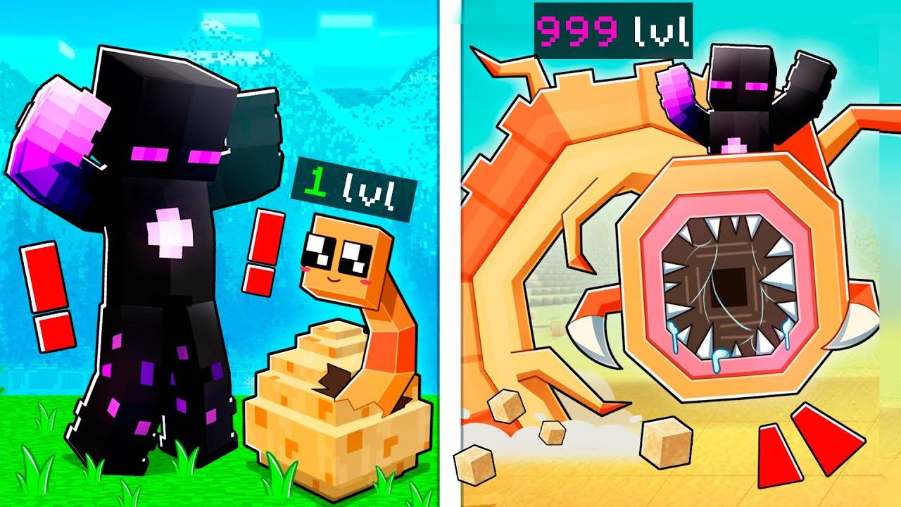 ✅ Райм Приручил Питомца СУПЕР ЧЕРВЯ в Майнкрафт! #НоваяЭра смотреть онлайн