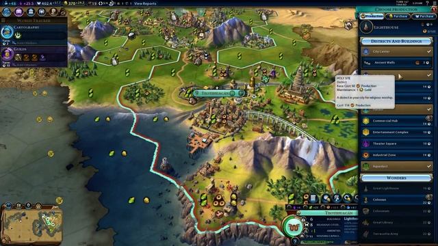BuggyBot Plays – Civilization VI – [Aztecs] Ep 6 [Quietly Growing] смотреть онлайн