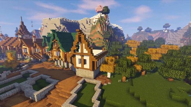 Minecraft Timelapse | Medieval Town/Village Part 2 смотреть онлайн