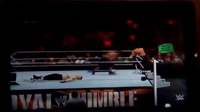 WWE Royal Rumble 2015 - John Cena vs Brock Lesnar vs Seth Rollins (WWE World Heavyweight Title) смотреть онлайн