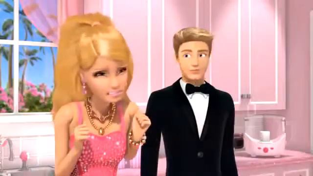 Барби делится секретами кулинарии . Barbie shares the secrets of cooking . смотреть онлайн