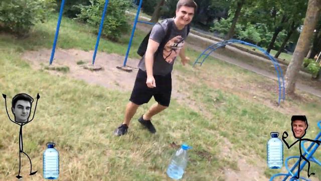 БУТЫЛКА ВОДЫ ЧЕЛЛЕНДЖ - BOTTLE FLIP CHALLENGE - Maladoyka смотреть онлайн