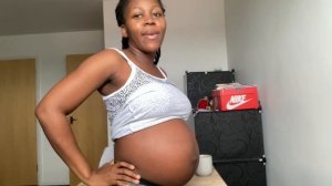 Pregnancy transformation | Belly growth from 1-9 months | #growth #transformation #fetaldevelopment