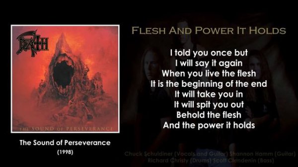 Death - The Sound Of Perseverance (Full Album*/With Lyrics)