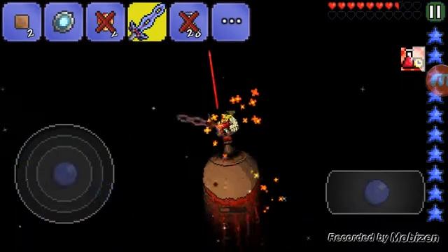 Terraria Skeletron Prime and Mechanical Eye Fight смотреть онлайн