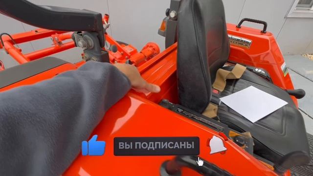 Японский минитрактор Kubota GL-21 с ПСМ смотреть онлайн