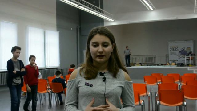 Екатерина Колесникова из команды «Кибер Брик» (г. Магнитогорск) делится эмоциями о «Робофест» смотреть онлайн