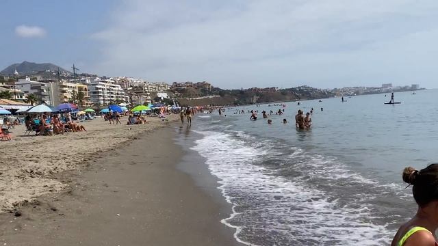 CARVAJAL FUENGIROLA SPAIN BEACH WALK AUGUST 2021, Hot Summer BeachWalk Updates In Costa Del Sol [4K смотреть онлайн