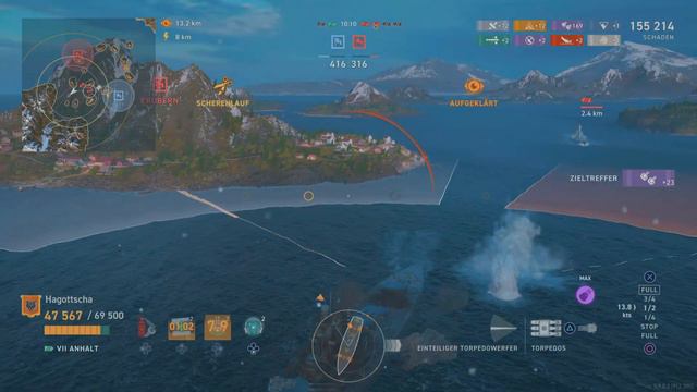 Hagottscha Warships Legends: Im Übungsraum mit der Anhalt quasi alleine vs 4 Bots Schiffe. смотреть онлайн