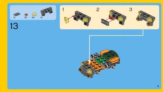 LEGO Creator 2016 CHOPPER TRANSPORTER 31043 - Лего Креатор ПЕРЕВОЗЧИК ВЕРТОЛЕТА #3 смотреть онлайн
