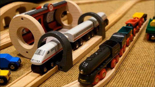 Kids Train - High Speed Train Play! - Brio Railway build no 5 смотреть онлайн