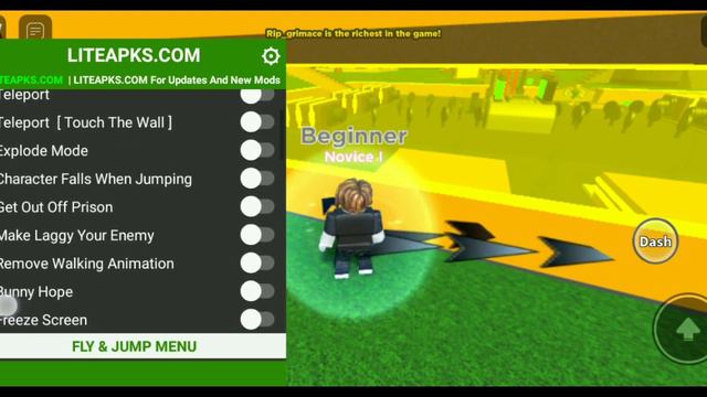 Roblox Mod Menu By @LITEAPKSYT смотреть онлайн