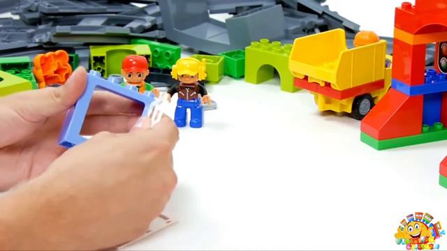 VIDEO FOR KIDS 'Deluxe Train Set' LEGO Duplo Toys 10508   'Большой Поезд' Игрушки ЛЕГО Дупло