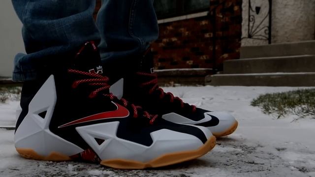 Nike LeBron 11 USA Independance Day - On Foot