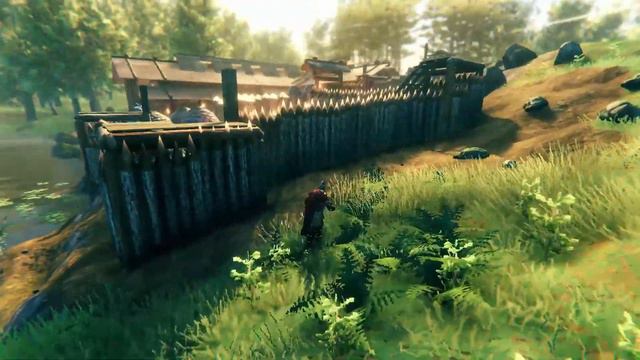 Fort Flerpswurld (Valheim timelapse + tour) смотреть онлайн