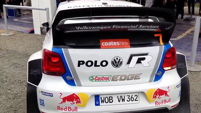 Jari-Matti Latvala leaves service to head for the podium finish of Rally Australia 2013 смотреть онлайн