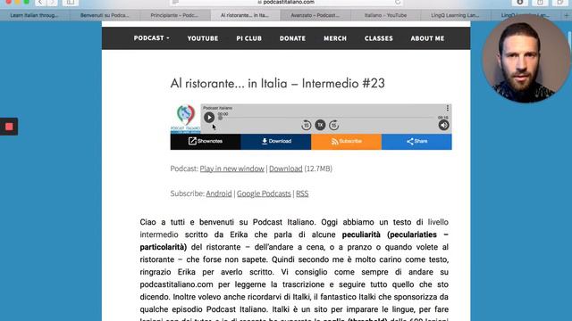 Podcast Italiano - подкасты для интеллектуалов (Italiano)
