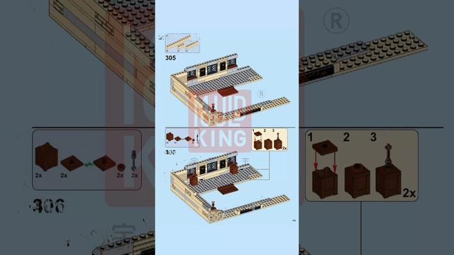 Mould King 16038 Building Instructions, PDF Manual free download, Magic Wand Shop with 3196 Pieces. смотреть онлайн
