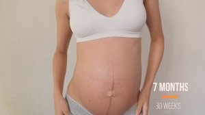 PREGNANCY TRANSFORMATION 🌺 | Belly Progress Month By Month | Baby Fruit size