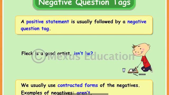Question Tags | Class 5 English Grammar | iken смотреть онлайн