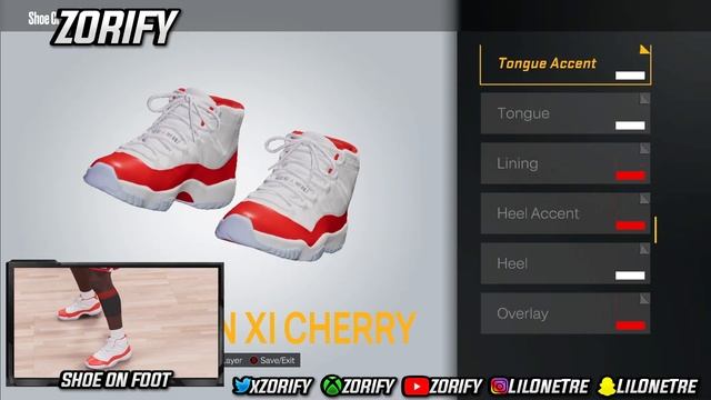NBA 2K23 Next Gen Shoe Creator - Air Jordan 11 "Cherry" смотреть онлайн