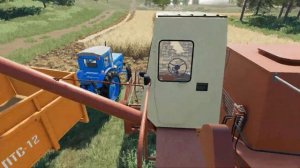 [РП] УБОРОЧНАЯ НА СТАРОЙ НИВЕ СК-5!!!