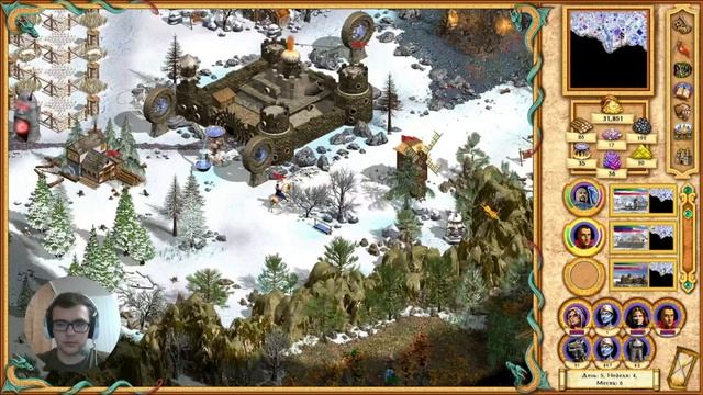 Герои Меча и Магии 4. Прохождение сценария "Хрупкий мир" ("Fragile World"). #5 смотреть онлайн