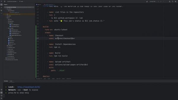 Урок 10 CI/CD: Build и Deploy нашей игры на TS для публикации в Git Pages при помощи GitHub Actions